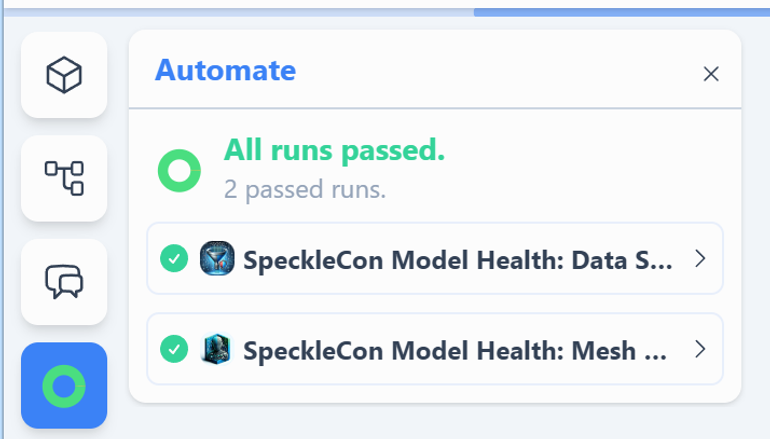 Automate results in model scene viewer