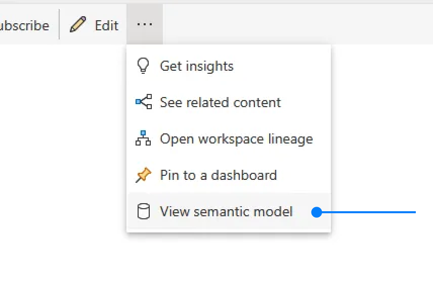 View semantic model