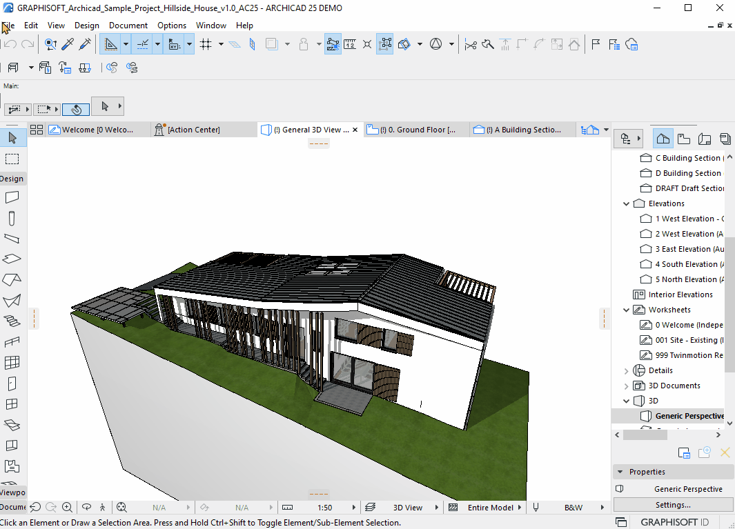 gif of the launch and send procedure in archicad