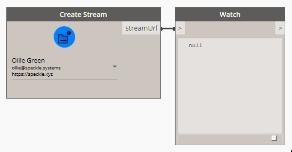 Creating a stream