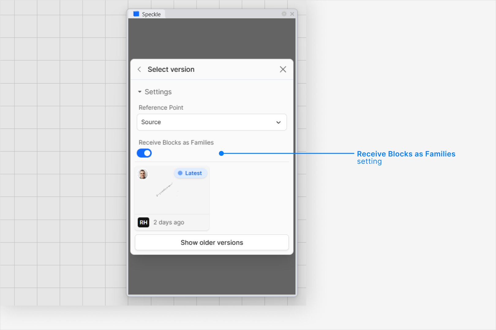 Loading blocks as families in Revit - Speckle Docs