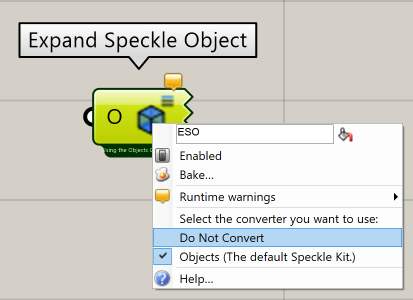 Do not convert menu item