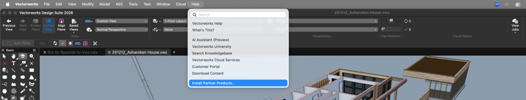 Vectorworks Install Partner Products