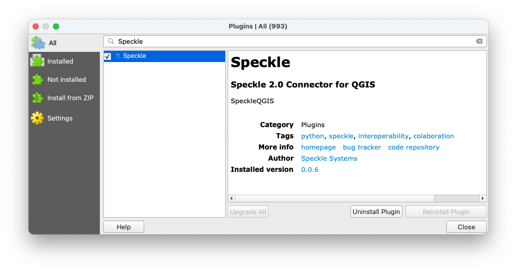 Speckle panel
