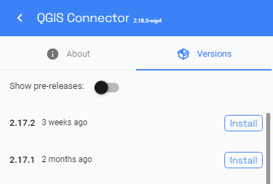 Installation from Manager