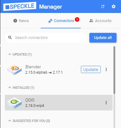 Installation from Manager