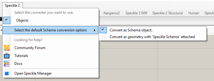 Default conversion option