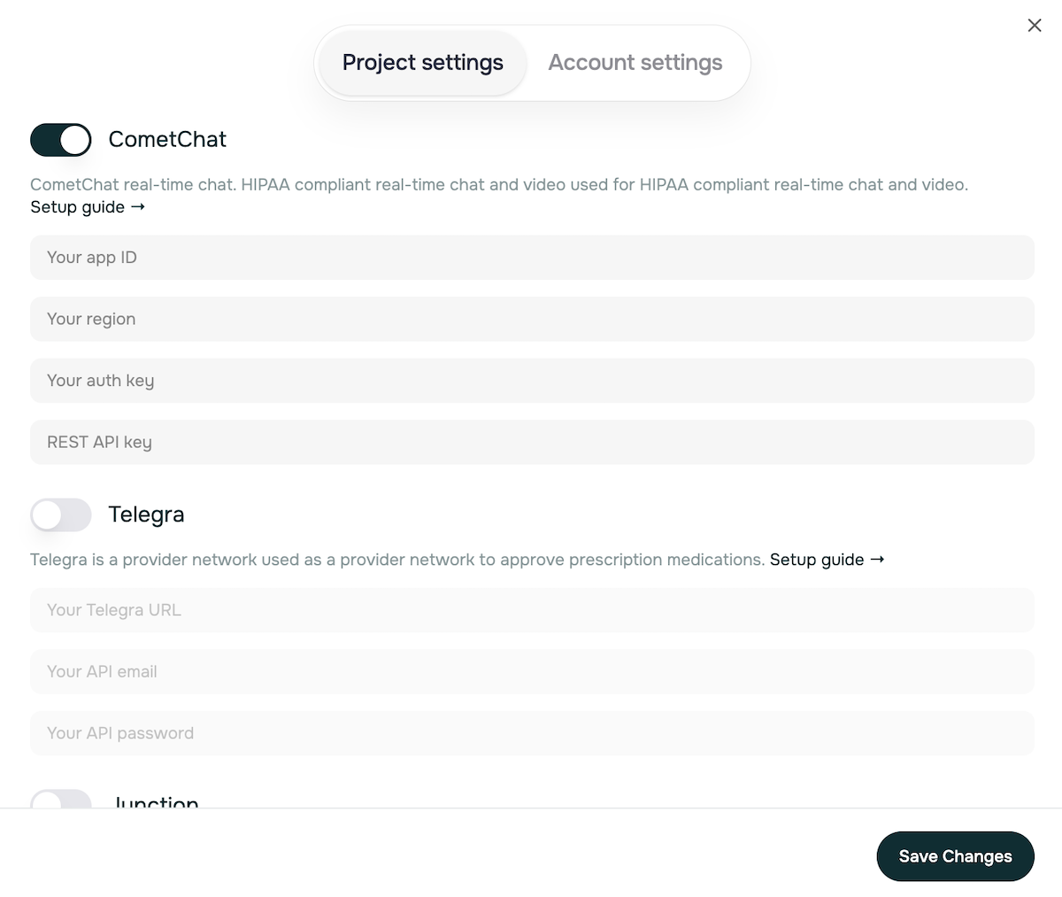 Supabase database URL