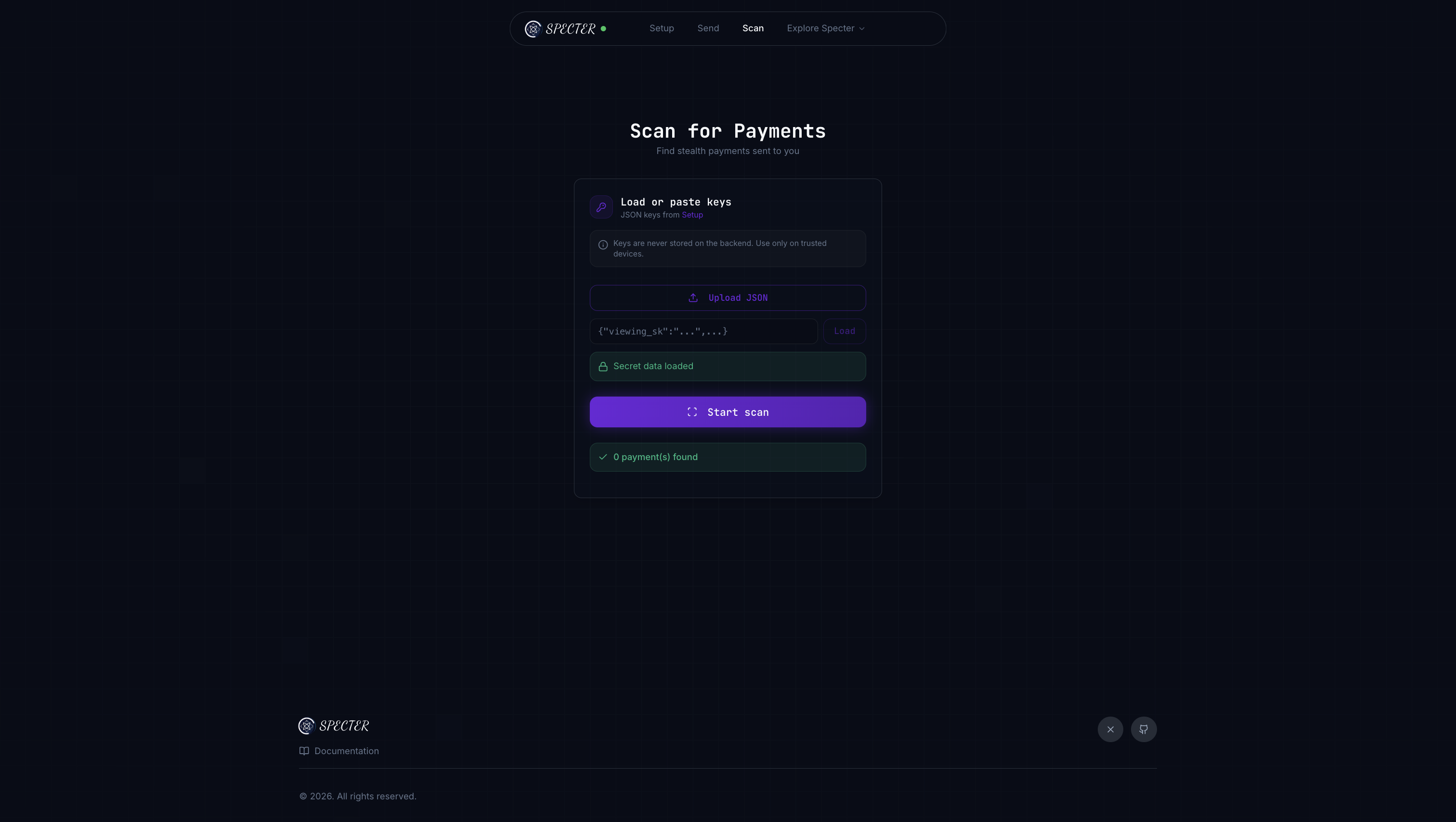 Scan — discover payments meant for you