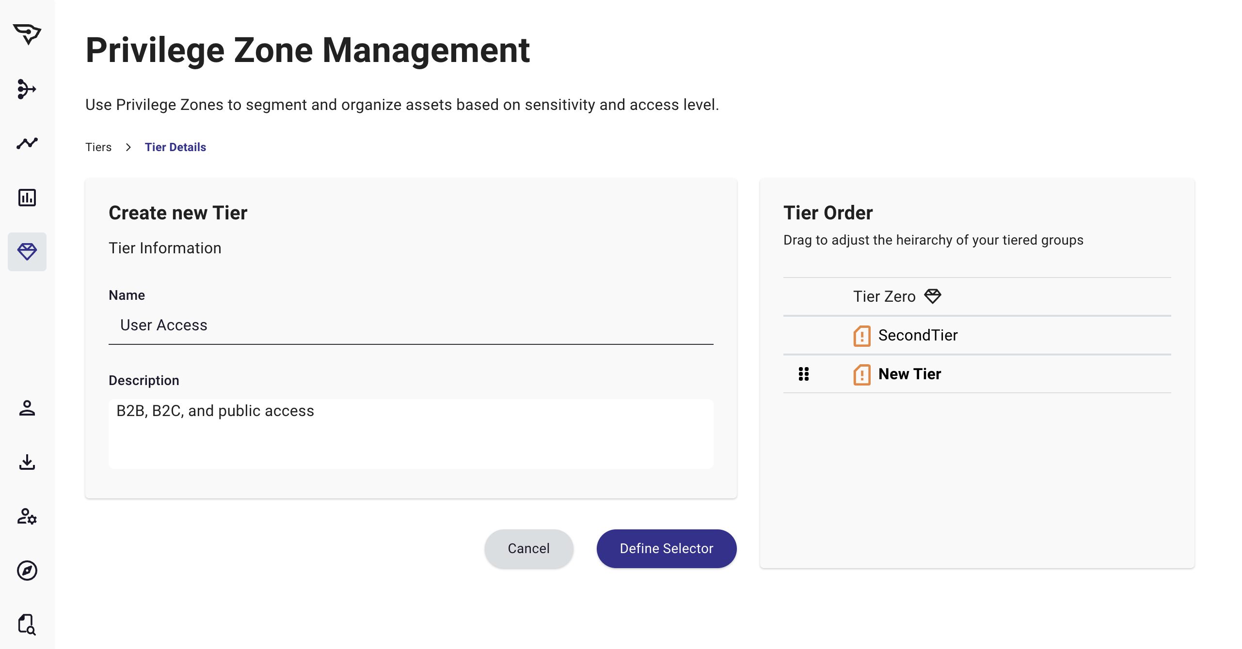 Configure new zone Configure new zone