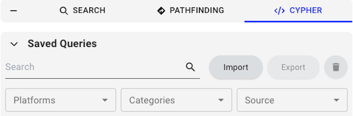 Search and filter queries