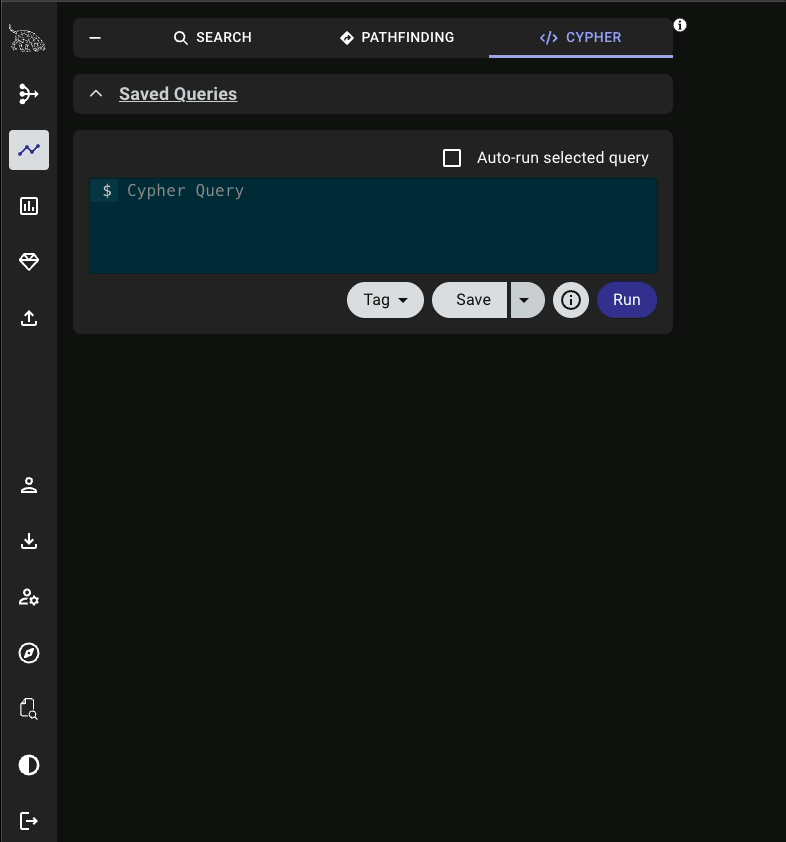 Saved Queries in BloodHound v8.2.0