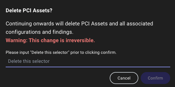 Confirm deletion of a custom rule Confirm deletion of a custom rule