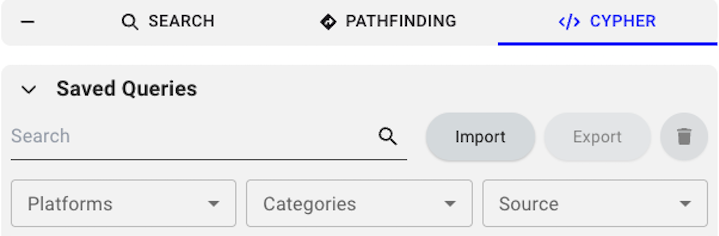 Search and filter queries