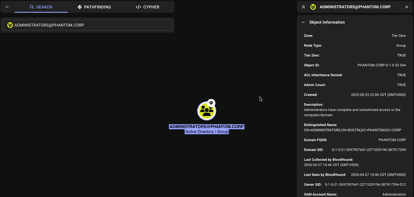 Animated GIF showing updated entity panel controls