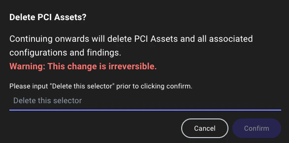 Confirm deletion of a custom rule Confirm deletion of a custom rule