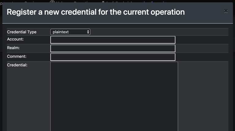Credentials - SpecterOps Open Source