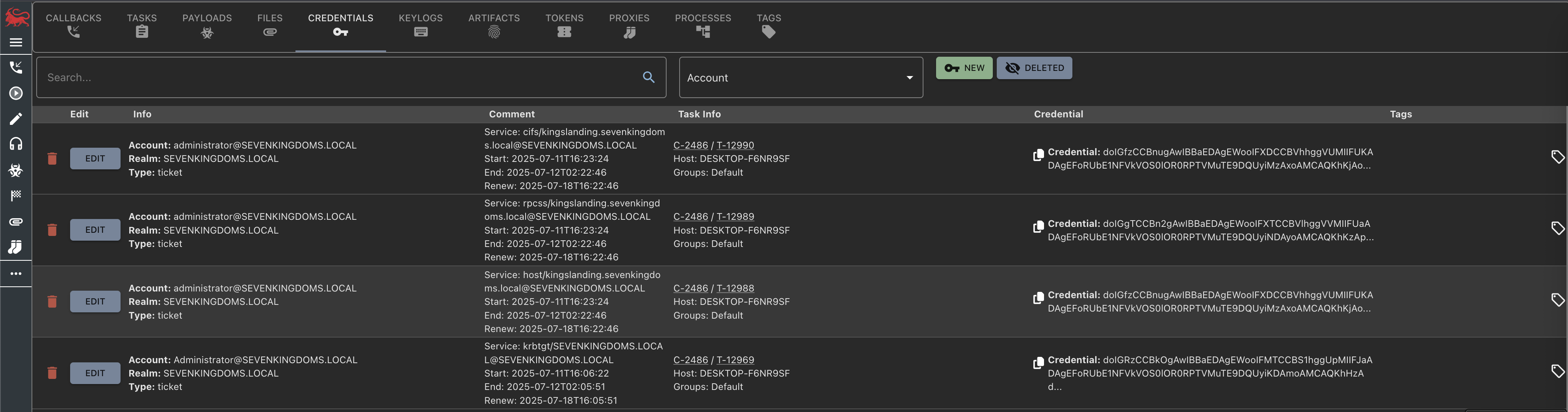 Credentials - SpecterOps Open Source