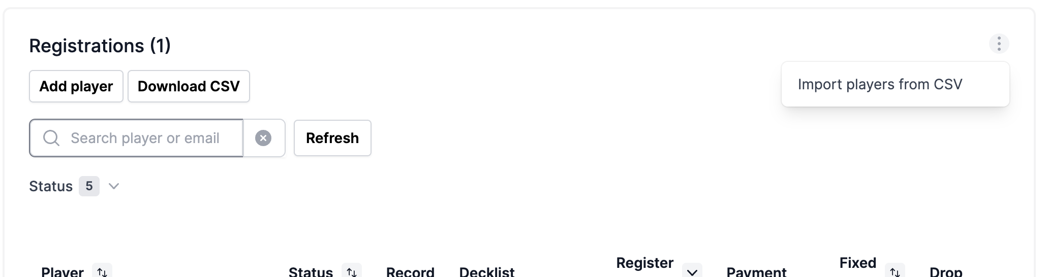Registration Management - Spicerack Documentation