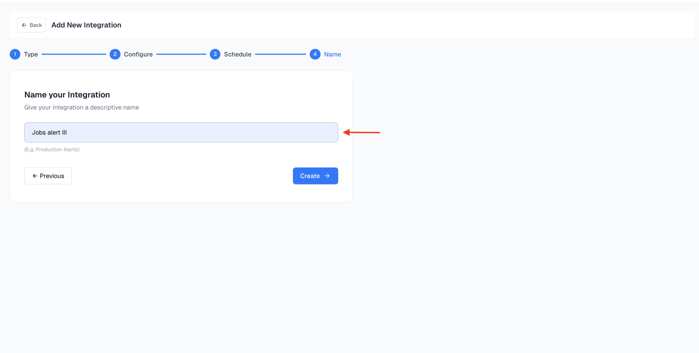 Name Your Integration