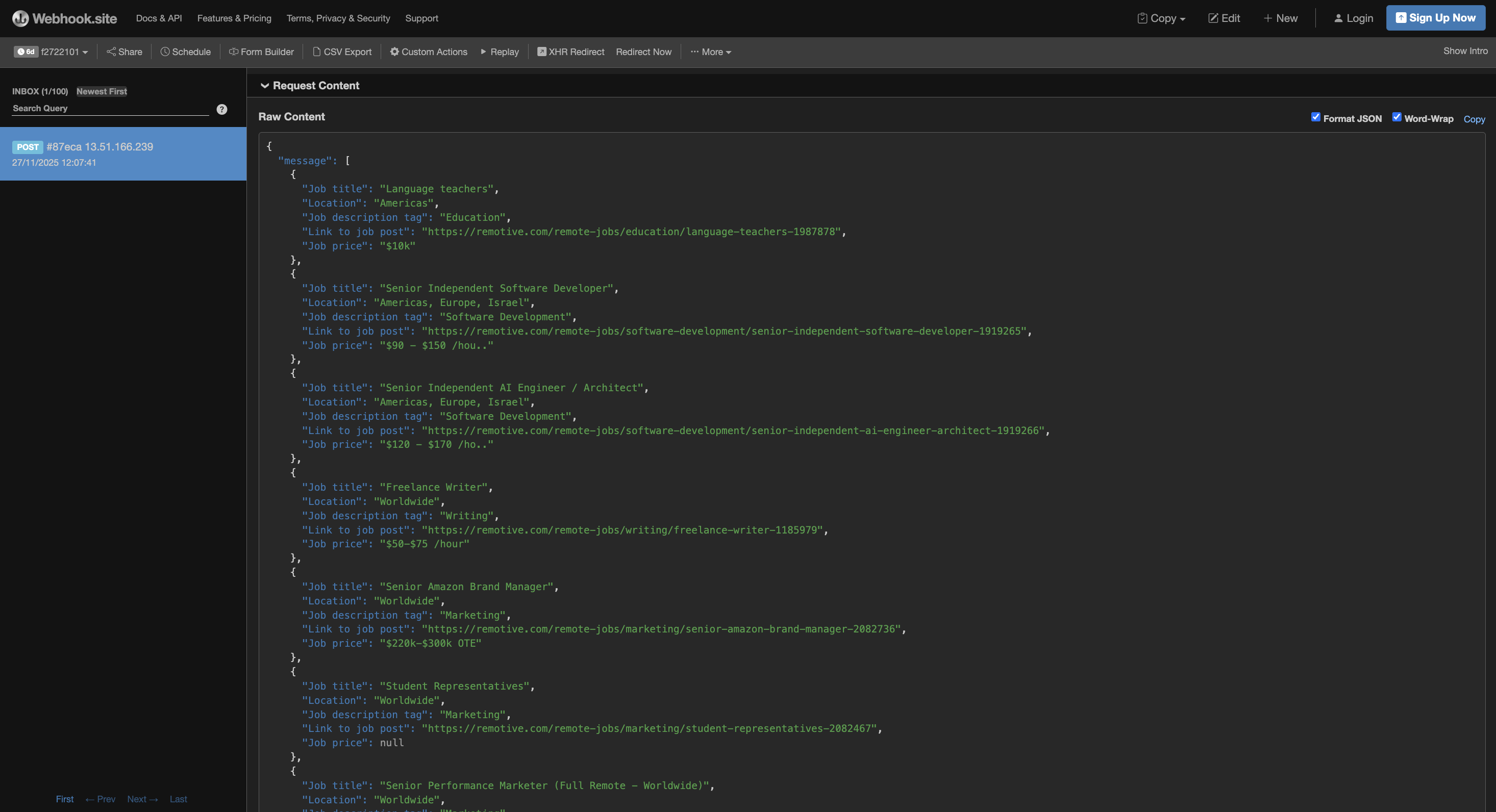 Clicking Add Integration in Spidra dashboard