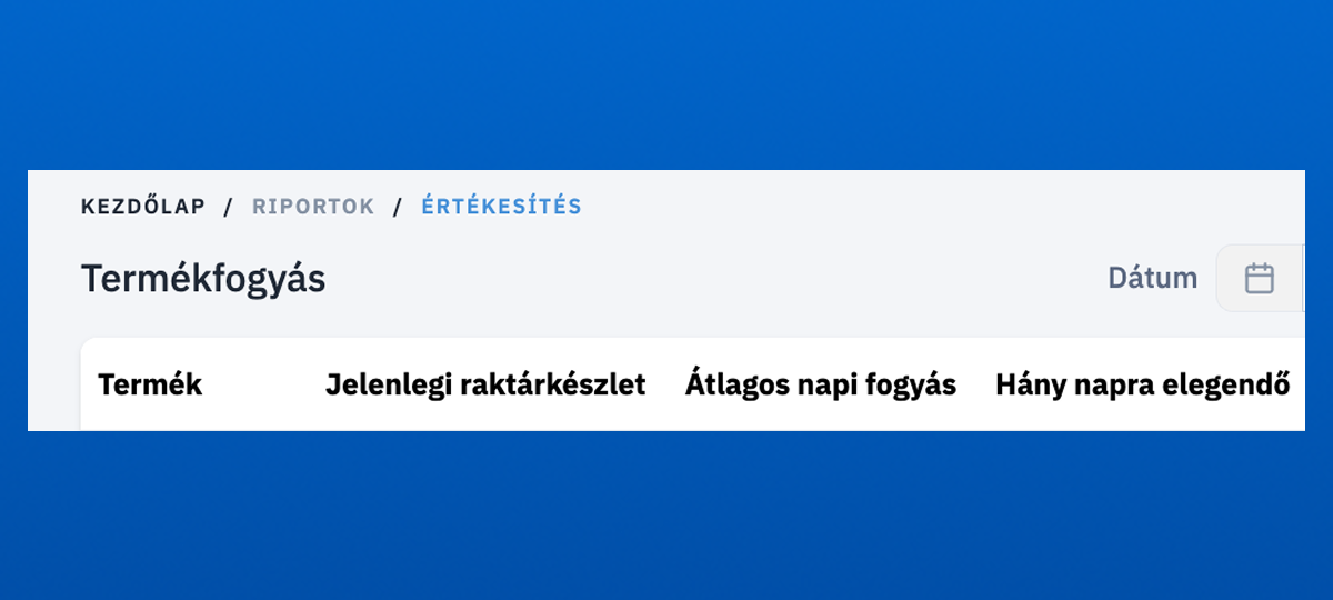 Termékfogyás
