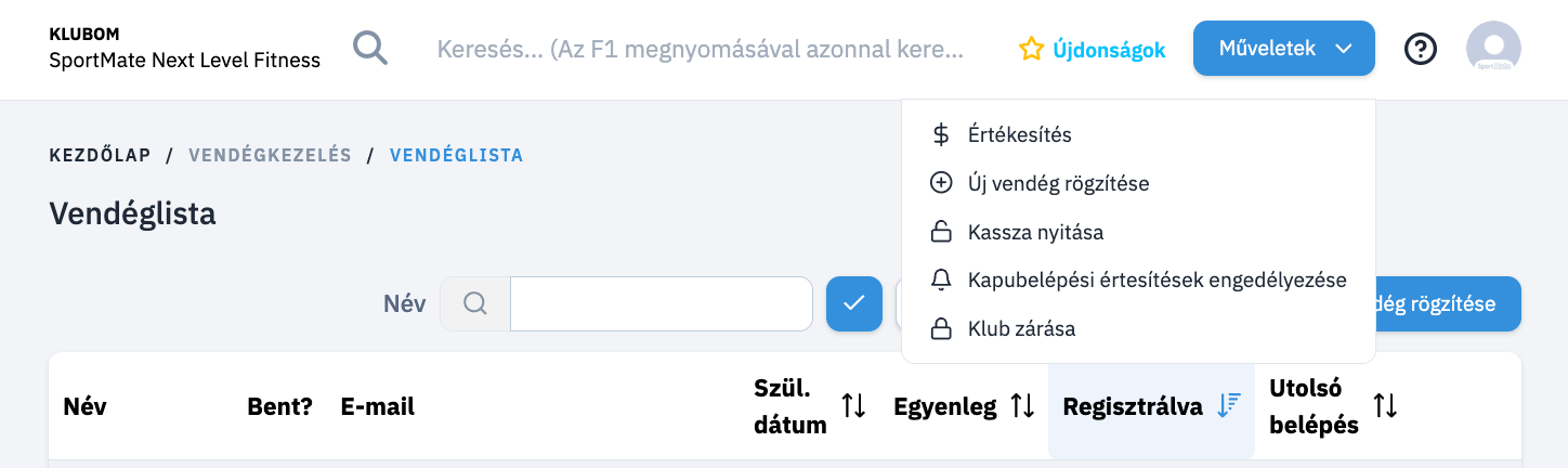 Muveletek Reg