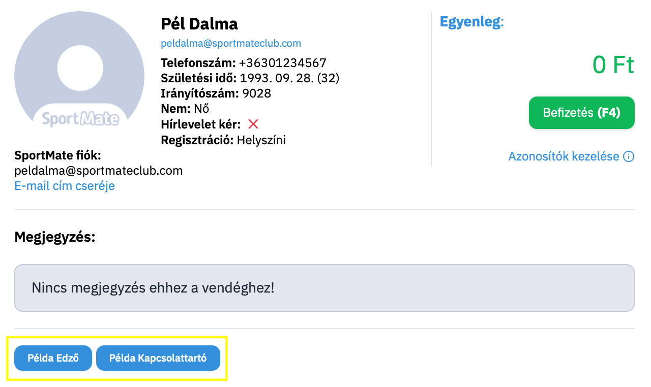 Példa Edző És Kapcsolattartó Példa Edző És Kapcsolattartó