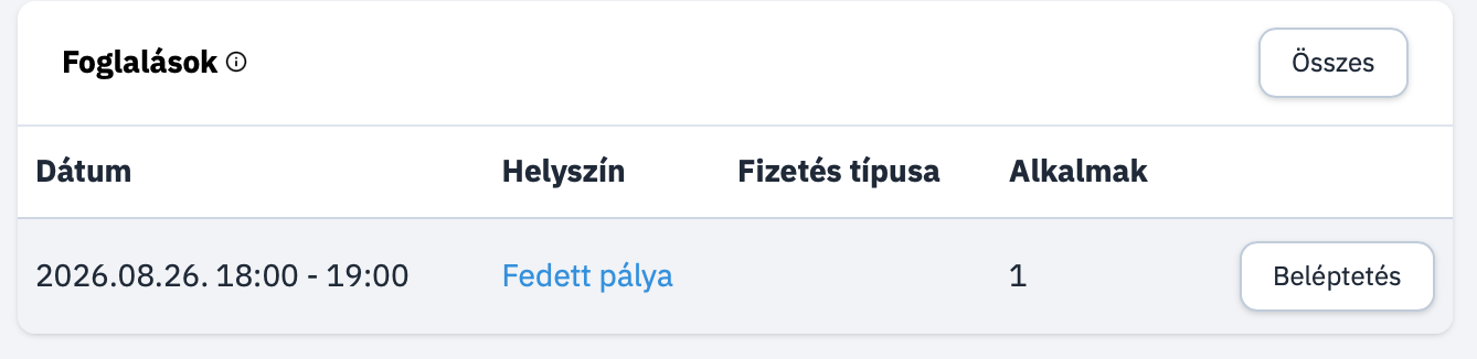 Pénzes Foglalás