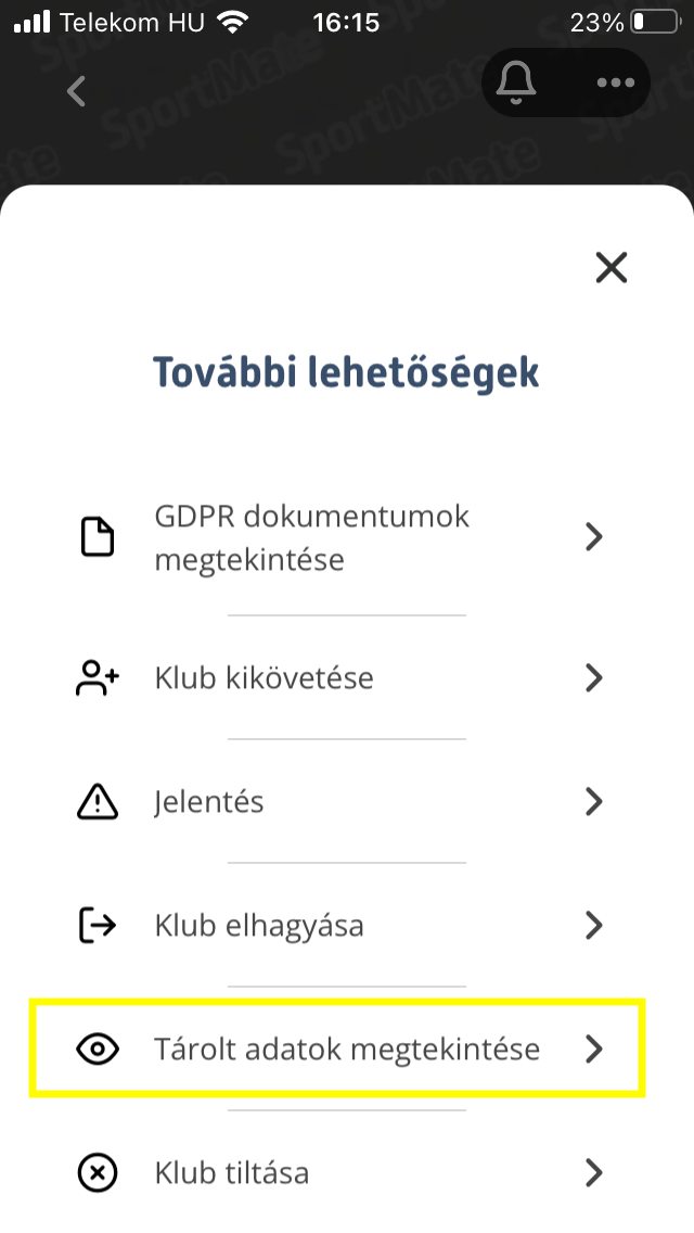 Tárolt Adatok Megtekintése Tárolt Adatok Megtekintése