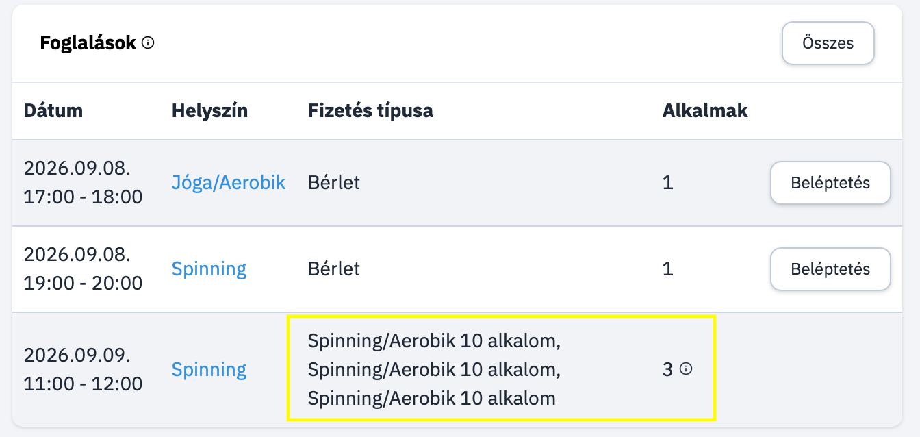 Több Főre Foglalt