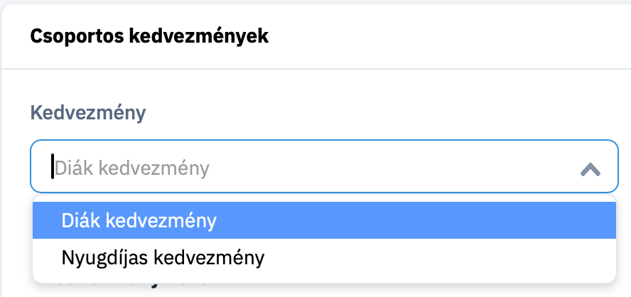 Csoportos Kedvezmény Kedvezmény