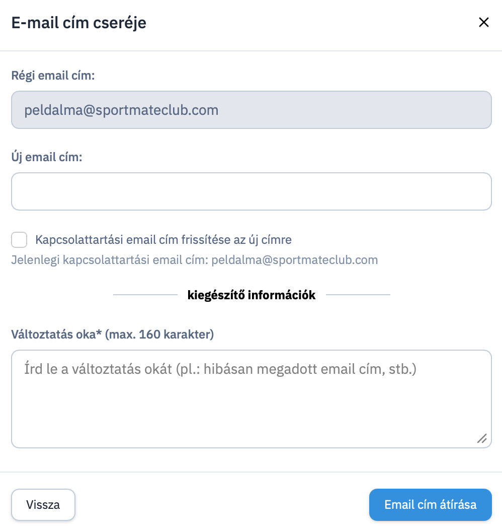 E Mail Cím Cseréje Manuálisan