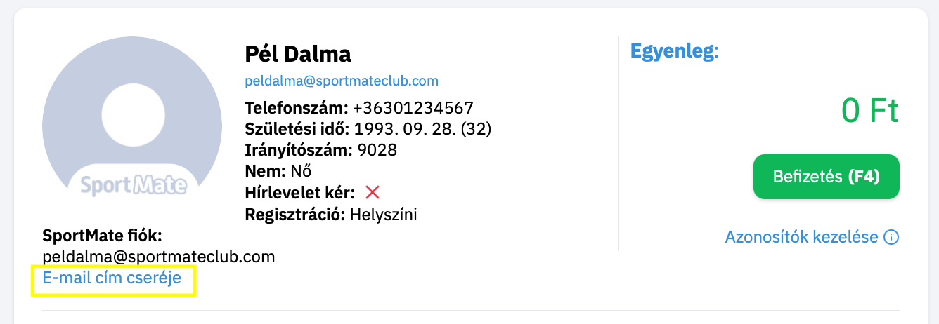 E Mail Cím Cseréje