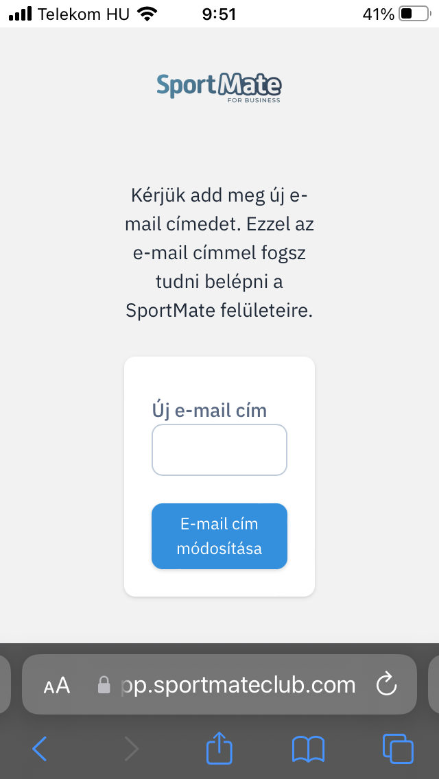 E Mail Cím Módosítás