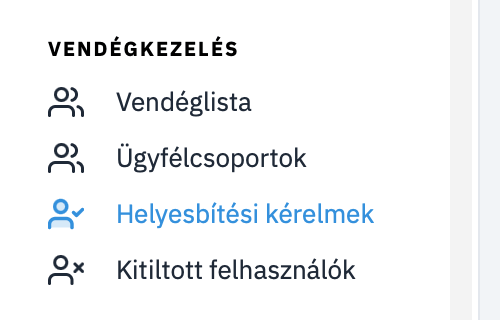 Helyesbítési Kérelmek Helyesbítési Kérelmek