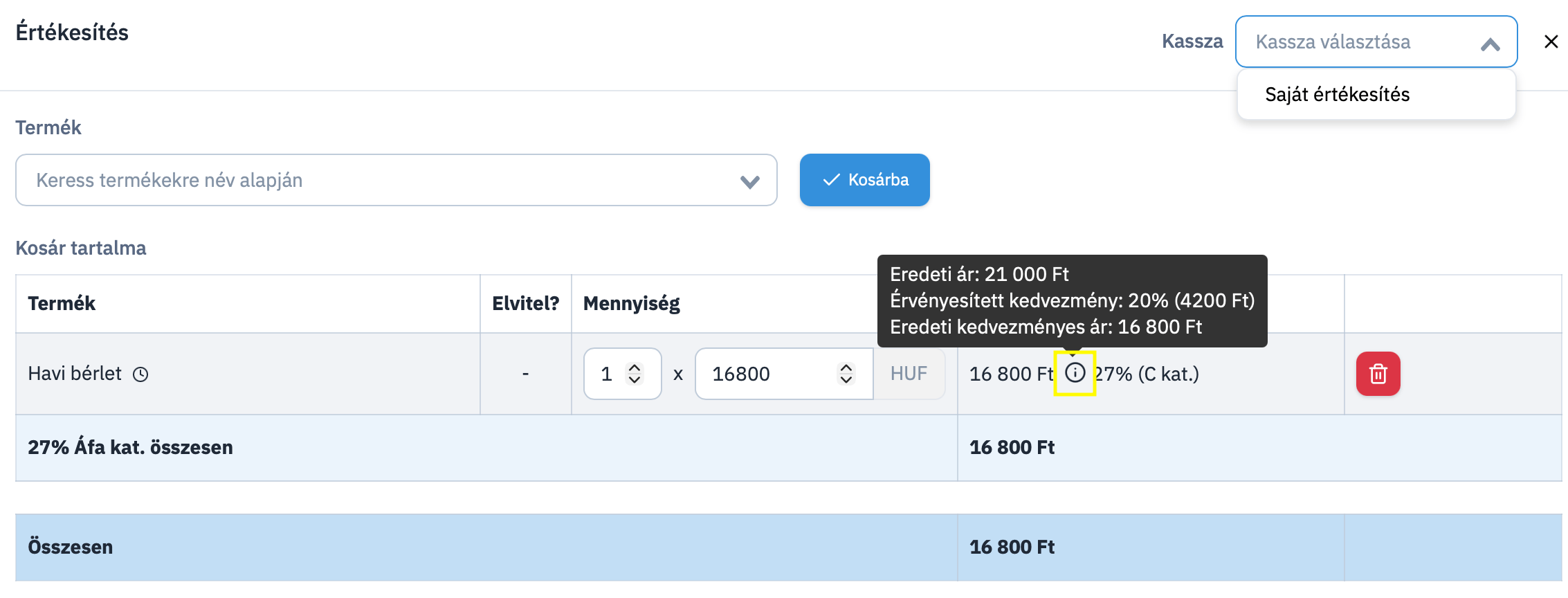 Hogy Látszik Értékesítéskor A Kedvezmény