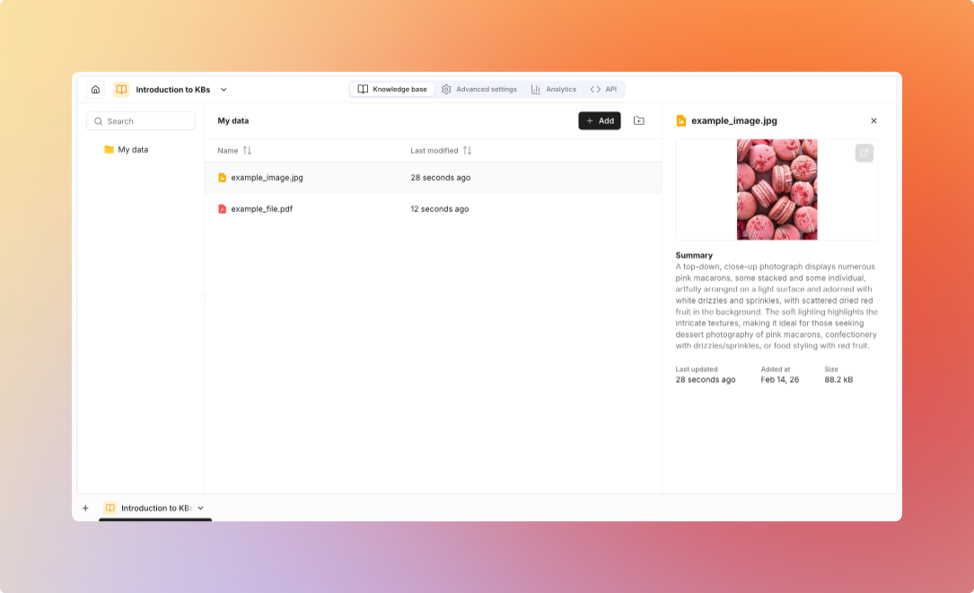 Knowledge Base Interface