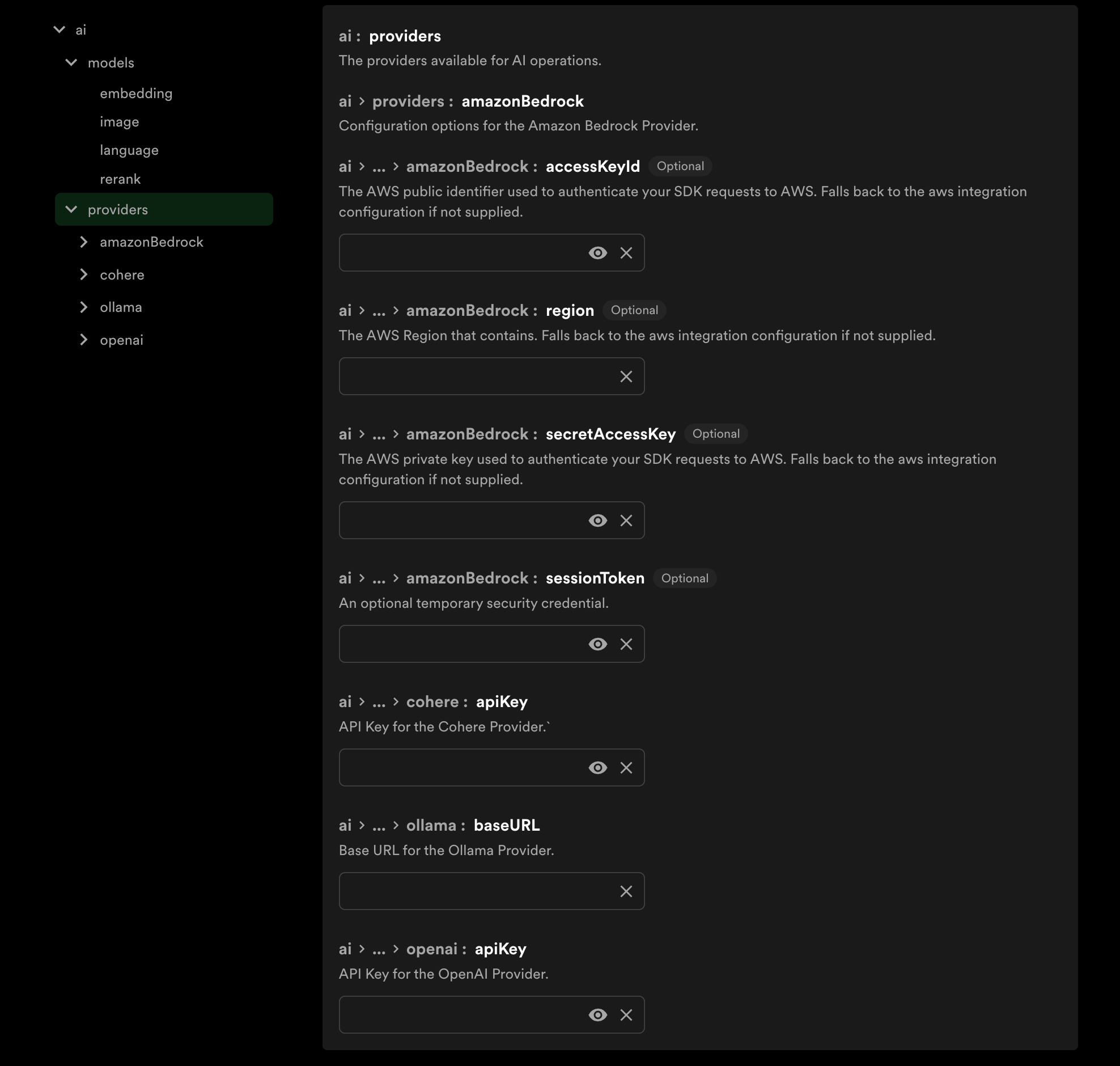Screenshot detailing AiKA
Config