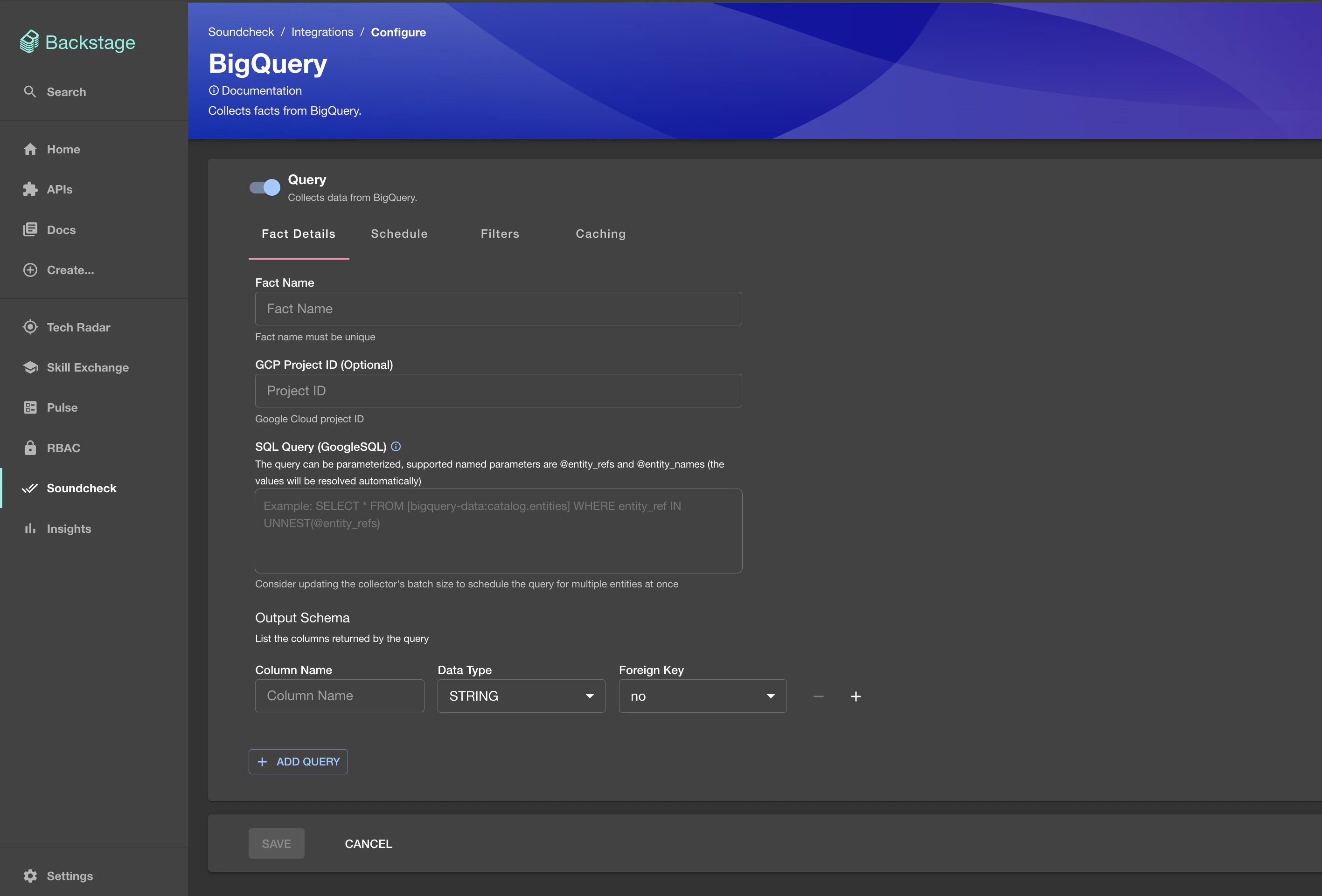 BigQuery
Integration