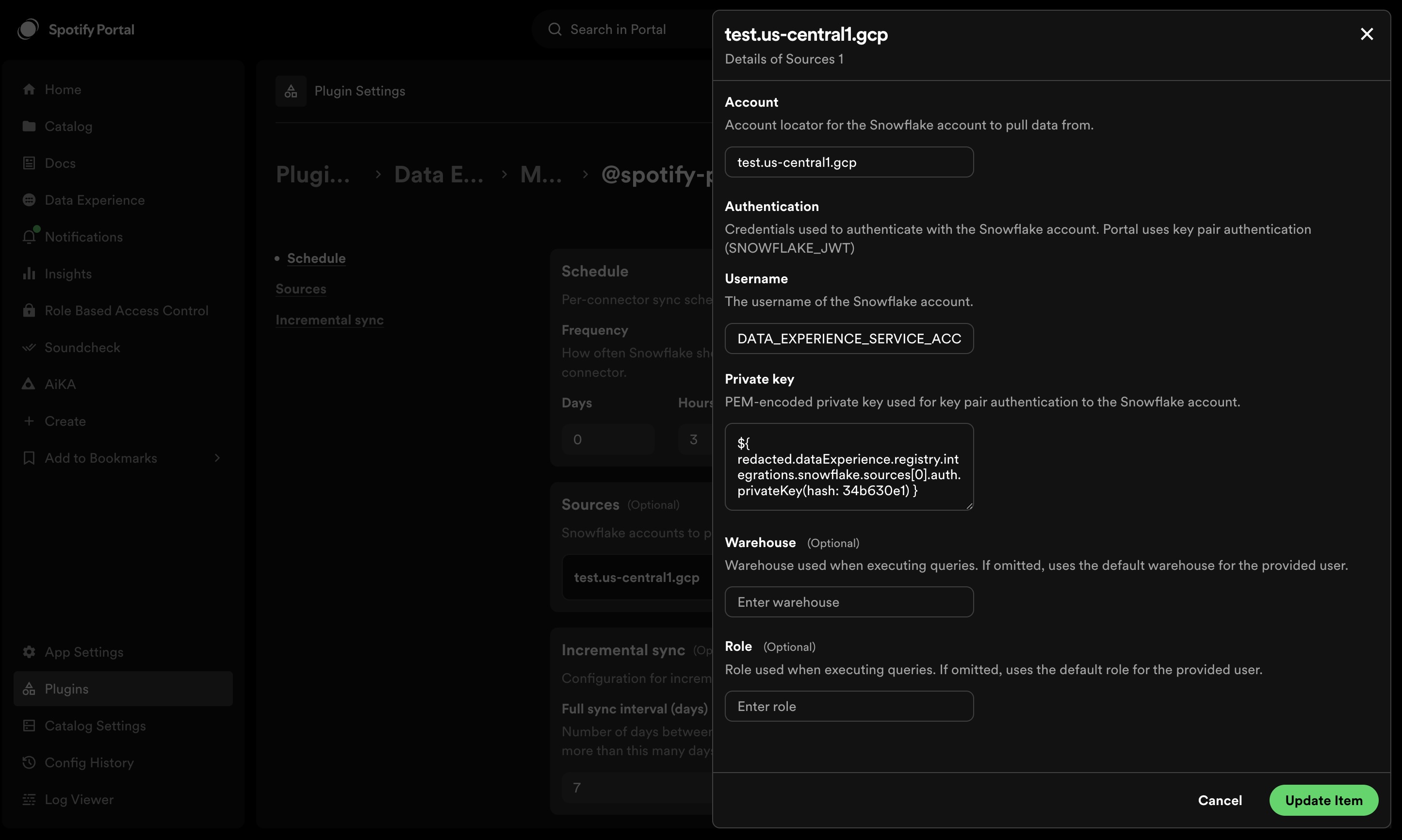 Snowflake Source keyfile
auth