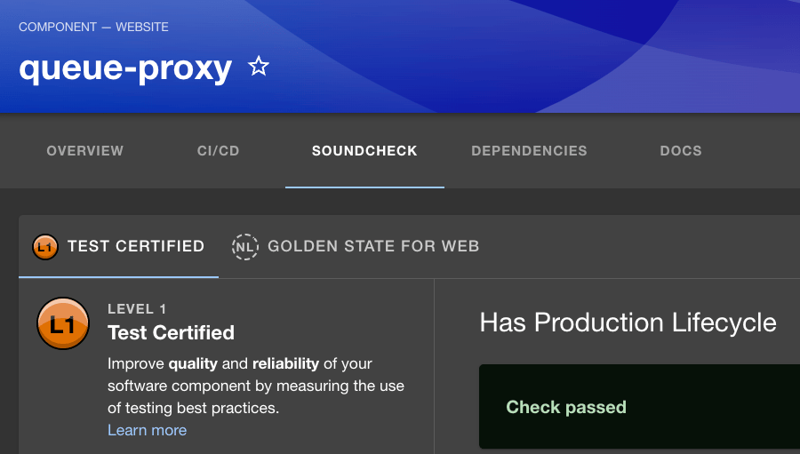 Entity Soundcheck
Tab