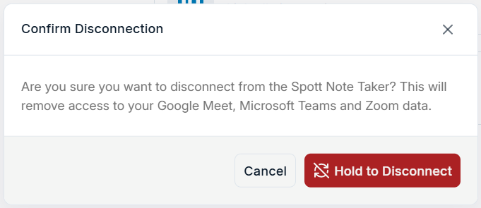 Disconnect Note Taker Pn