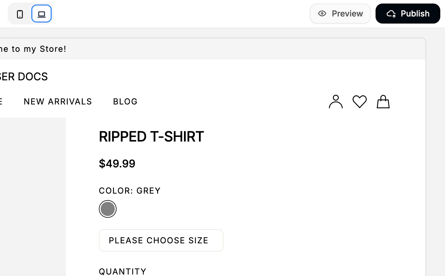 Publishing chnages to a live storefront in Spree Commerce