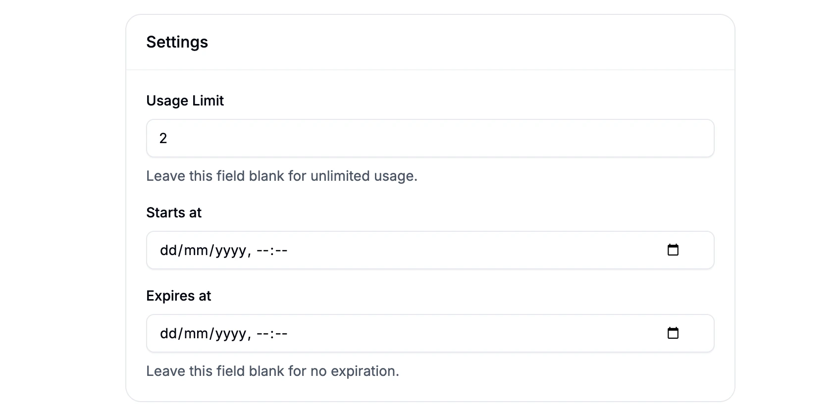 Configure promotion settings in Spree Commerce