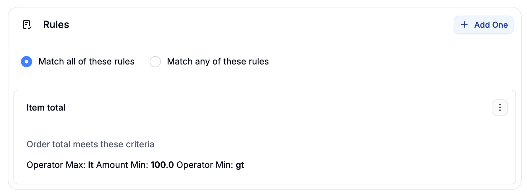 Setting promotion rules in Spree Commerce