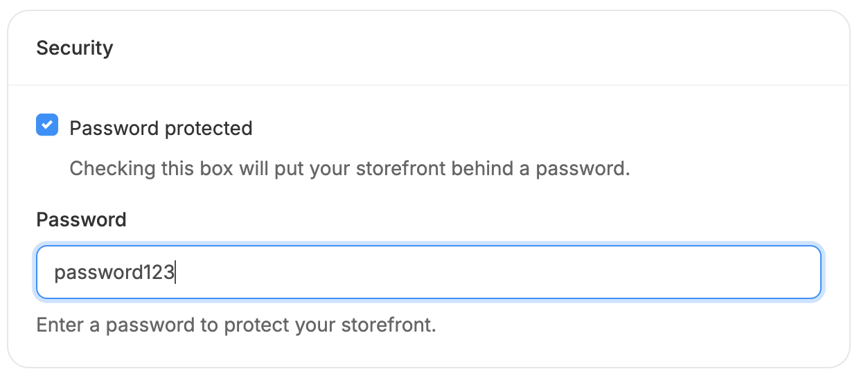 Make a store password protected in Spree Commerce