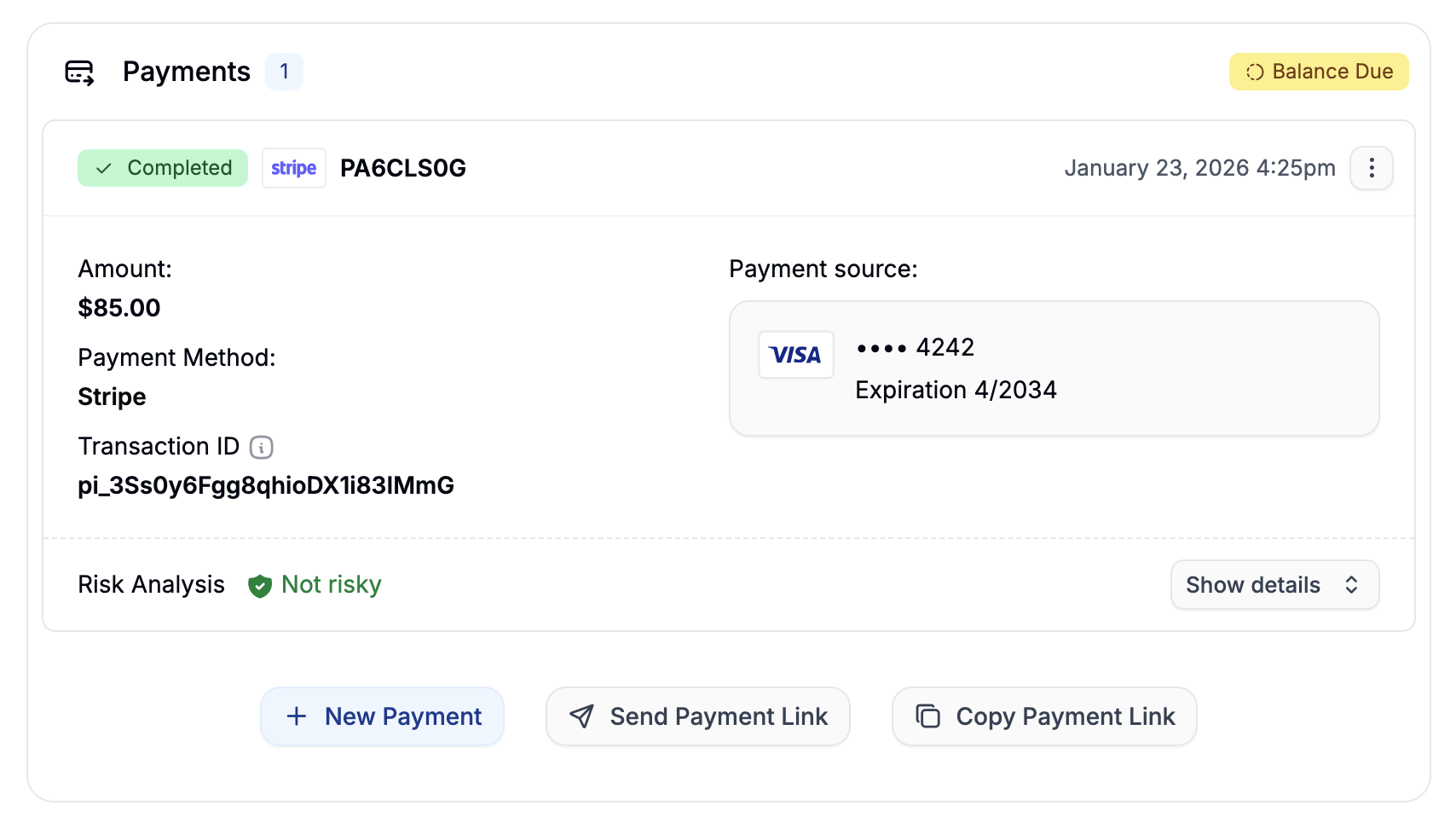 Adding a new payment to an order in Spree Commerce