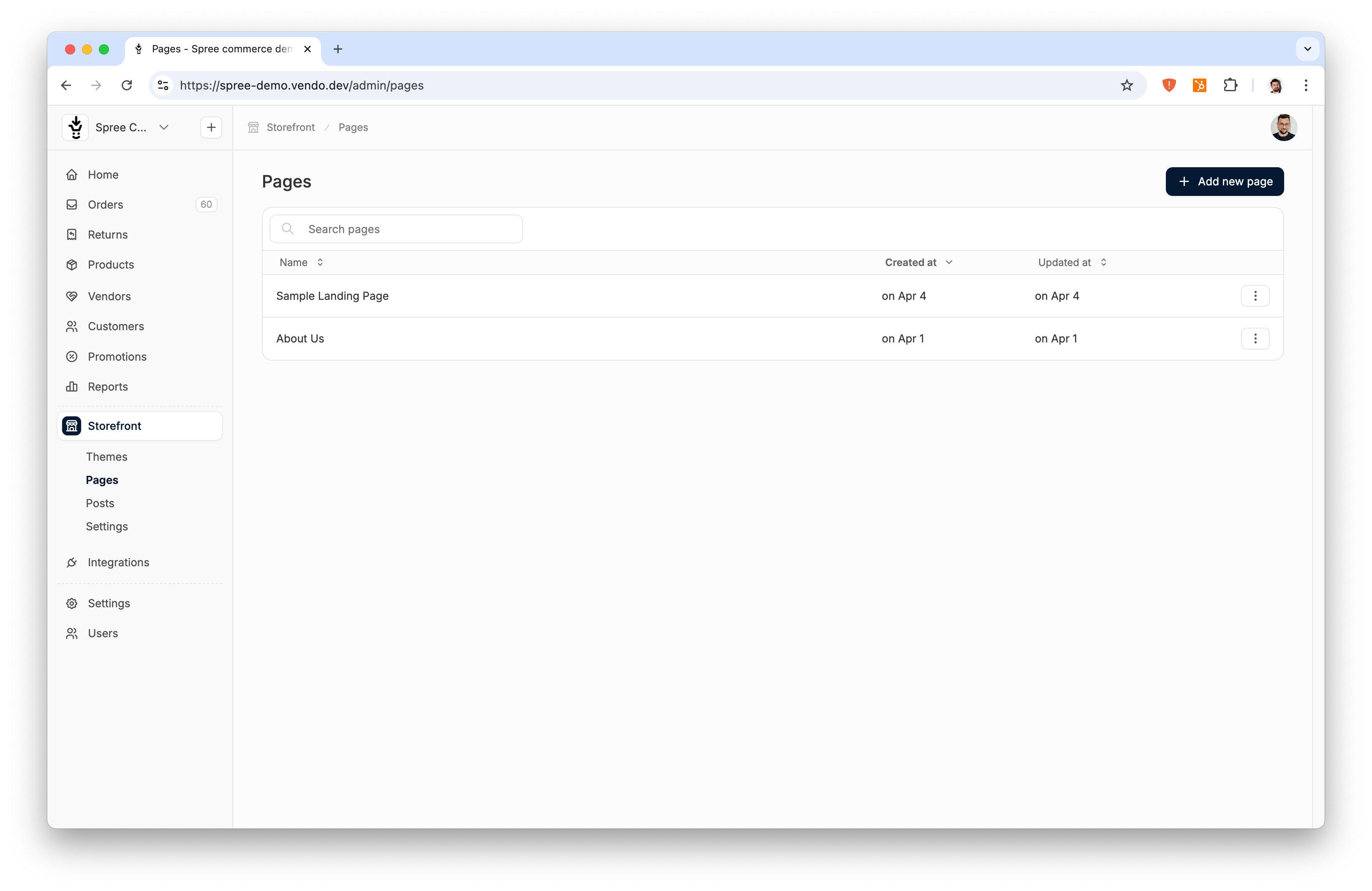 Landing Pages
