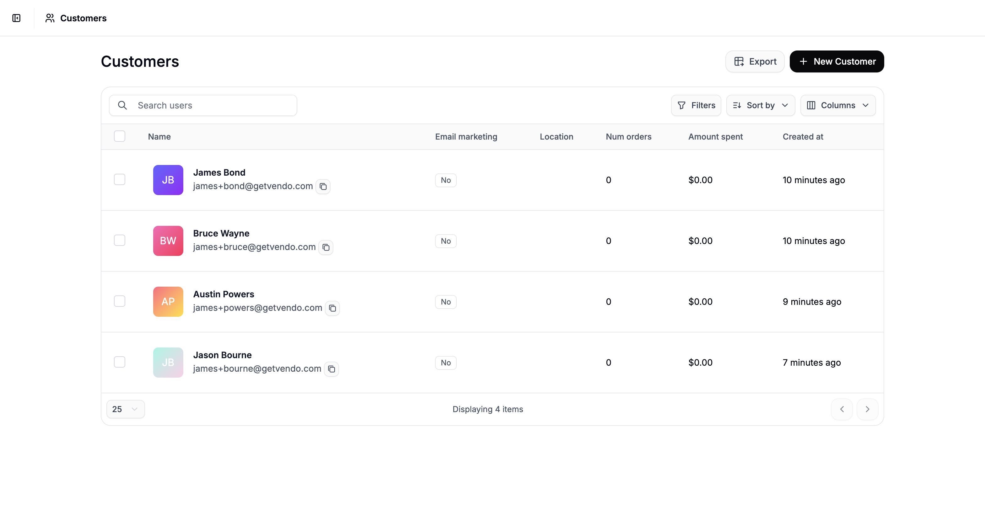 Create a Customer - Spree Commerce documentation